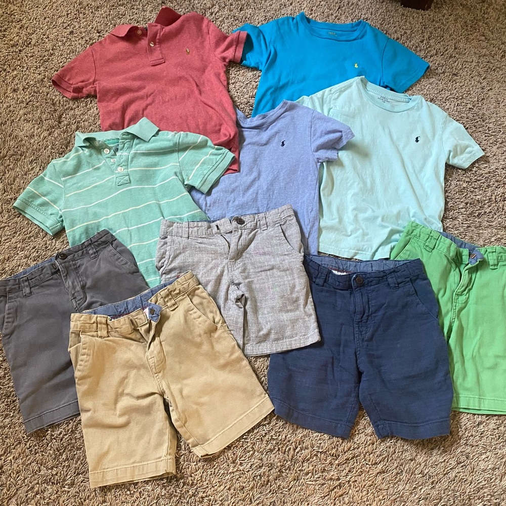 Lot of size 7 boy clothes